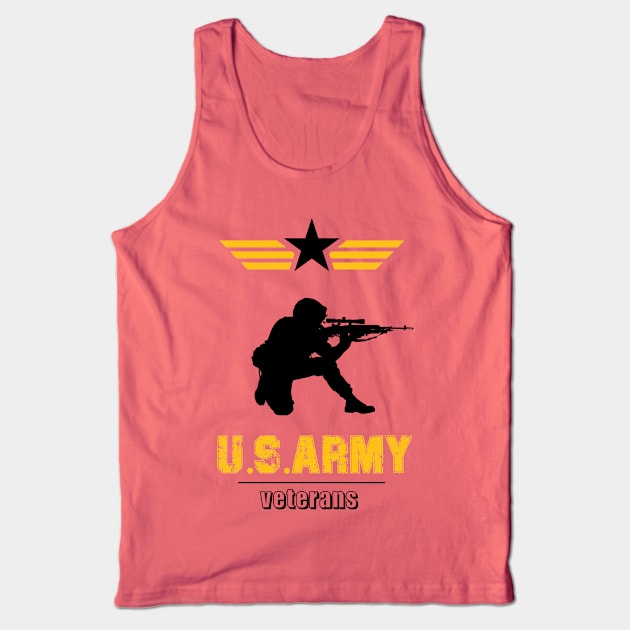 U.S. Veteran Tank Top by barwarrior